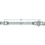 Weasler PTO shaft, wide angle at one end 1210 mm, size F248°, AW35-80°, 52/80 pk