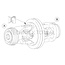 Walterscheid Gewricht P580, 1 3/8" 6 spline, S4, type PJ, QSG treksluiting