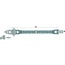 BONDIOLI & PAVESI PTO shaft, wide angle at one end 1210 mm, size S4, 38/57 pk