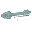 Walterscheid PTO shaft wide angle 1210 mm, size 580, profile pair S4GA/S5