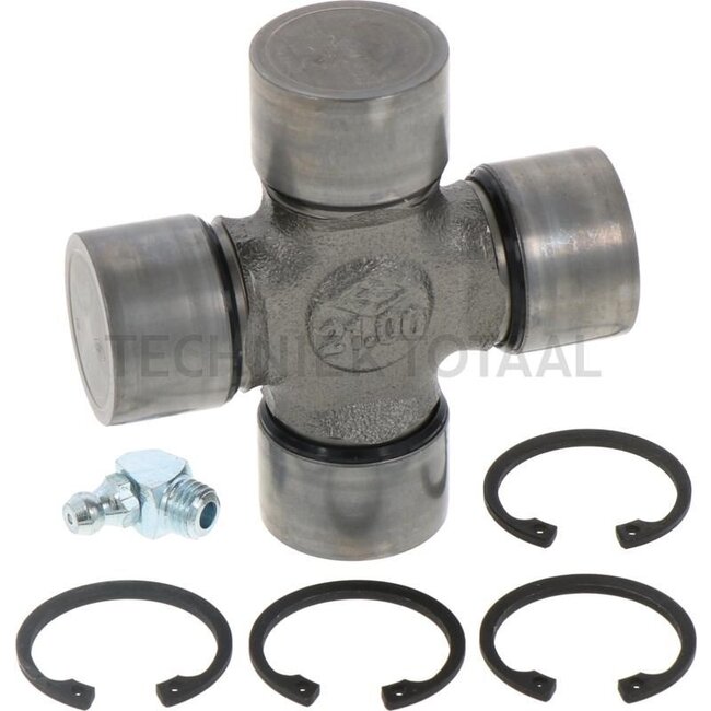 Walterscheid Universal joint - 395044444, 044444, 1044444, 21.00.00 | Type: PTO shaft drive | Size: 2300 Standard | Maintenance: Every 20 hours | A (mm): 27 | B (mm): 74,6 | Universal joint size (mm): 27 x 74,6 | Series W Standard• 20 hour lubrication interval <BR> •