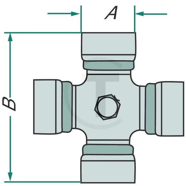 Walterscheid Universal joint - 395116402, 20.00.141, 116402, 1116402 | Type: PTO shaft drive | Size: 2200 | Maintenance: Every 20 hours | A (mm): 24 | B (mm): 61 | Universal joint size (mm): 24 x 61 | Series W 1x BBS• 20 hour lubrication interval <BR> • Complete with