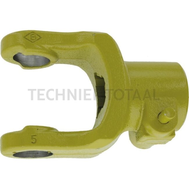 Walterscheid Aufsteckgabel 21.10.00 - 395041378, 21.10.00, 1041378, 041378 |Baugröße: 2300 | A (Profil): 1 3/8" 6 Zähne | B (mm): 84 | D (mm): 27 | L (mm): 107 | für Baureihe W