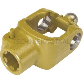 Walterscheid Aufsteckgabel 1 3/8 Zoll 6 Keilnut, 2480, D 32 mm, D1 27 mm, L 112 mm