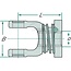 Walterscheid AS-aansluitgaffel 2500, 1 3/8 inch 6 spline, Ø 36 mm, 133 mm, W serie