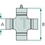 BONDIOLI & PAVESI Universal joint Maintenance every 50 hours - 4154120G0012R40, 4120G0012R40 | Size: 5, S5, S6, G5 | A (mm): 30,2 | B (mm): 79,4