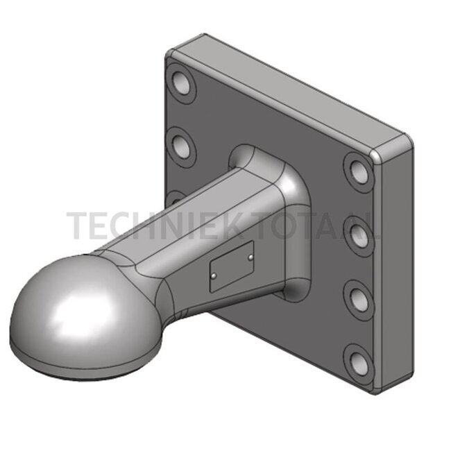 Scharmüller Trekoog - 77700650960, 0.650.96.0-A02, 00.650.96.0-A02 | Passend voor: Samson | Serie: Samson | Categorie: Trekogen | Uitvoering: Flens | Kleur: zwart | Aantal gaten: 8 | Werklengte: 255 mm | Omschrijving: Speciale flens passend voor Samson | Boring: M20