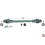 ROTARO PTO shaft 1 3/8" 6 spline, 710 mm, R10, triangular