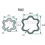 ROTARO Zapfwelle R80 1210 mm, 1 3/8 Zoll 6 Keilnut, 108 / 167 pk