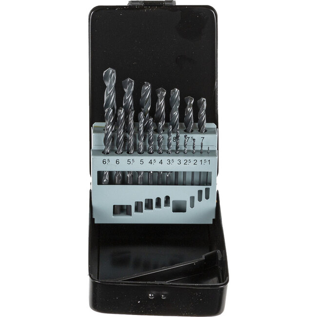 Labor Metaalborenset DIN338 HSS-R Rolgewalst 25-delig 1-13mm x0.5mm