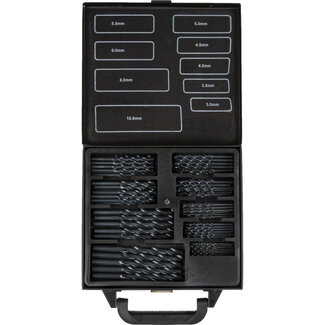 Labor HSS Metal Drill Bit Set Rolled 80-piece