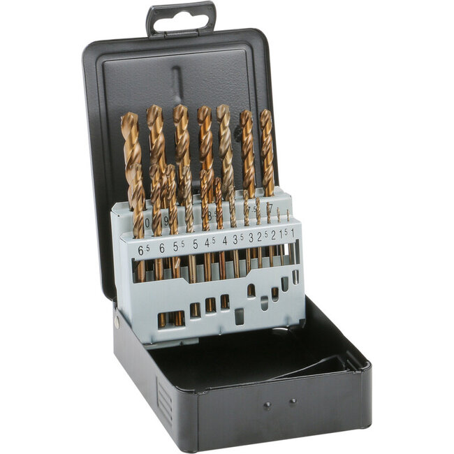 Labor HSS-cobalt borenset geslepen 19-delig