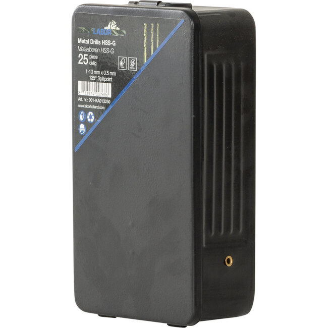 Labor HSS metaalborenset geslepen 25-delig