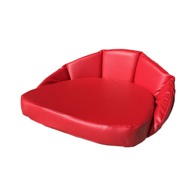 Zitkussen rood rugleuning ca. 12-18 cm