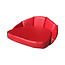 Zitkussen rood rugleuning ca. 12-18 cm