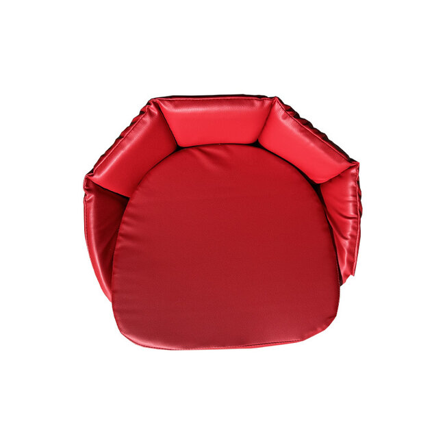 Sitzpolster rot Rückenlehne ca. 12-18 cm
