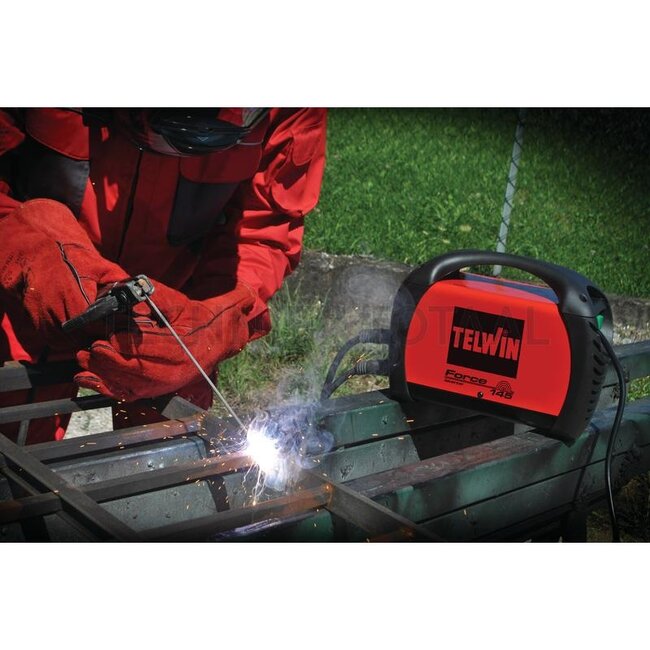 Telwin Inverterlasser FORCE 145, 230 V, 10 - 130 A, in transportation case