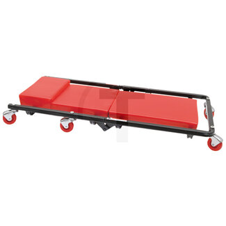 Creeper folding | comfortable seat | oil-resistant vinyl | padded headrest | 6 swivel castors