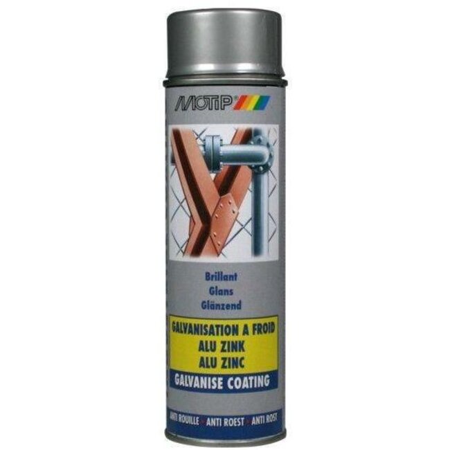 Motip Zinc spray alu - 500 ml
