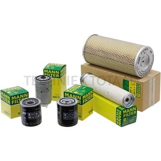 MANN-FILTER Filterset motorolie, brandstof, lucht, lucht binnen