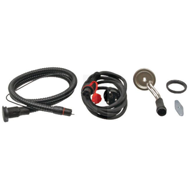 GRANIT Engine preheater complete - 380MVP204 | Connection: Ø 50 mm, (Ø 45 mm core hole) with O-ring | To fit: Fendt