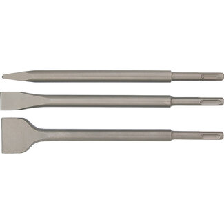Labor SDS Plus Chisel Set 3-piece Point / Flat / Spade 250 mm