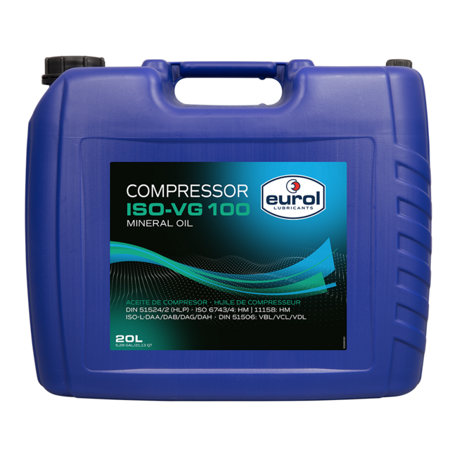 Eurol Compressor Oil ISO 100 - 20L