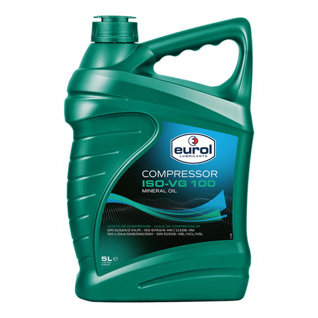 Eurol Compressor Oil ISO 100 - 5L