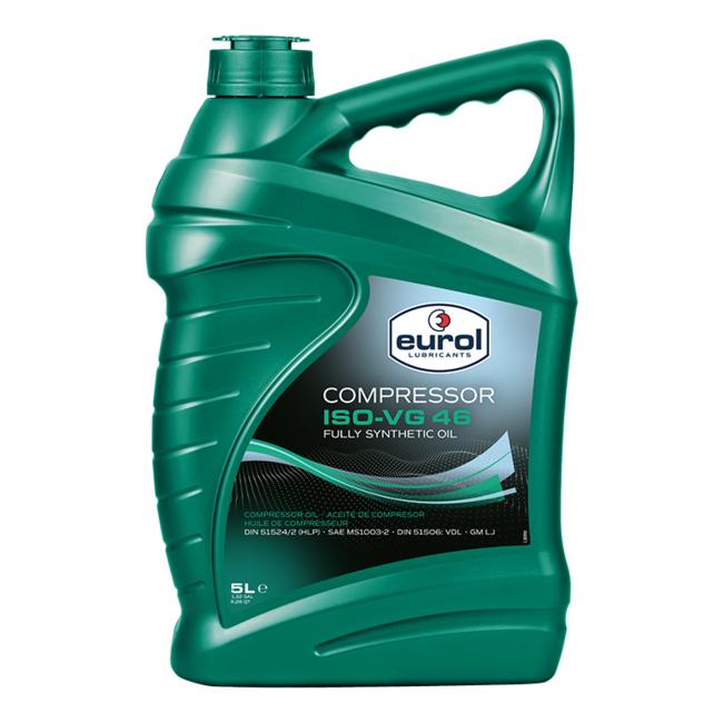 Eurol Fullsynt. Compr.olie 46 - 5L
