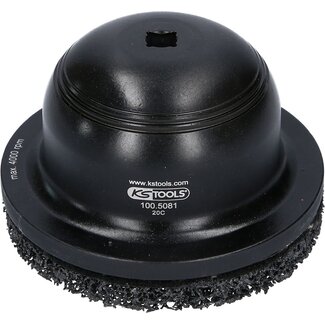 KS Tools Aluminum wheel hub grinder set, Ø 150 mm, internal Ø 90 mm, 2 pcs