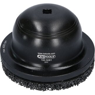 KS Tools Jeu de disques à poncer en aluminium pour moyeux Ø 150 mm, Ø intérieur 90 mm, 2 pcs