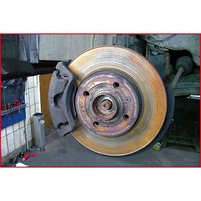 KS Tools Aluminium-Radnabenschleifer-Satz Ø 150 mm, Innen-Ø 90 mm, 2-tlg - 100.5080