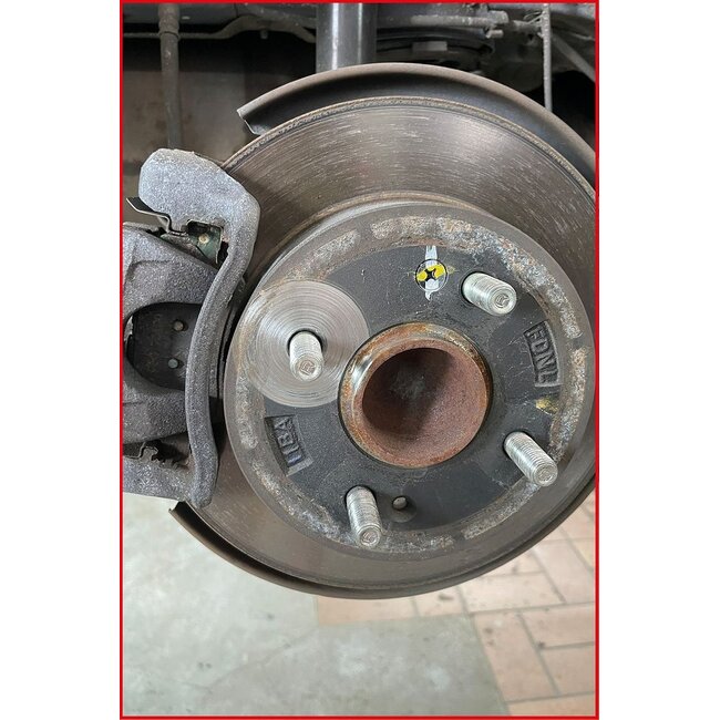 KS Tools Wieldraadeind-naafslijperset Ø 40 mm - 7 delig - 100.5085