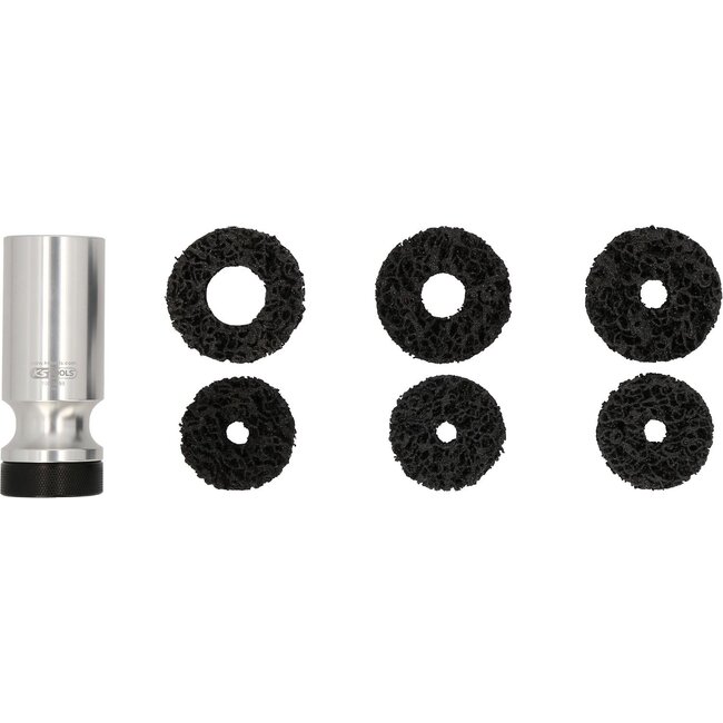 KS Tools Wheel hub bolt grinder set, Ø 50 / 60 mm, 7 pcs  - 100.5090