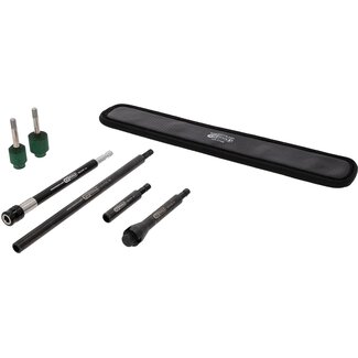 KS Tools Ventielzitting-reinigingsgereedschapset voor aluminiumvelgen - 7 delig