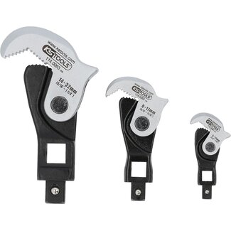 KS Tools 1/4"+ 3/8"+ 1/2" multifunction wrench set, 3 pcs