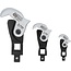 KS Tools 1/4" + 3/8" + 1/2" Multifunktions-Schlüssel-Satz, 3-tlg - 114.0060