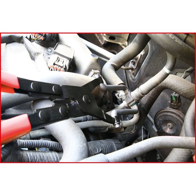 KS Tools Fuel pipe pliers for quick coupling with flexible joint - 115.0906