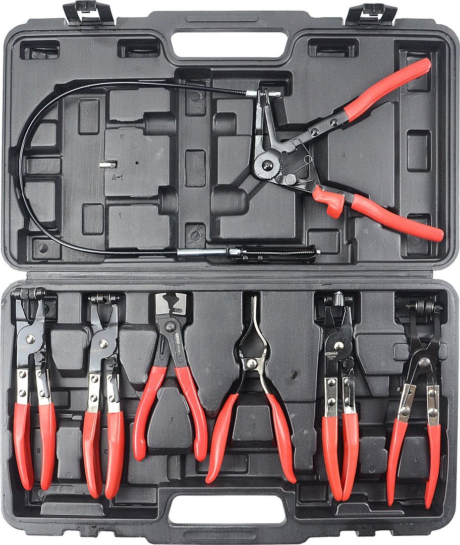 KS Tools Automobiel slangklemtangenset - 7 delig - 115.1055, foto 4 van 6