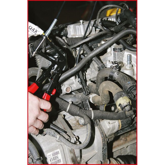 KS Tools KFZ Schlauchschellenzangen-Satz, 7-tlg - 115.1055