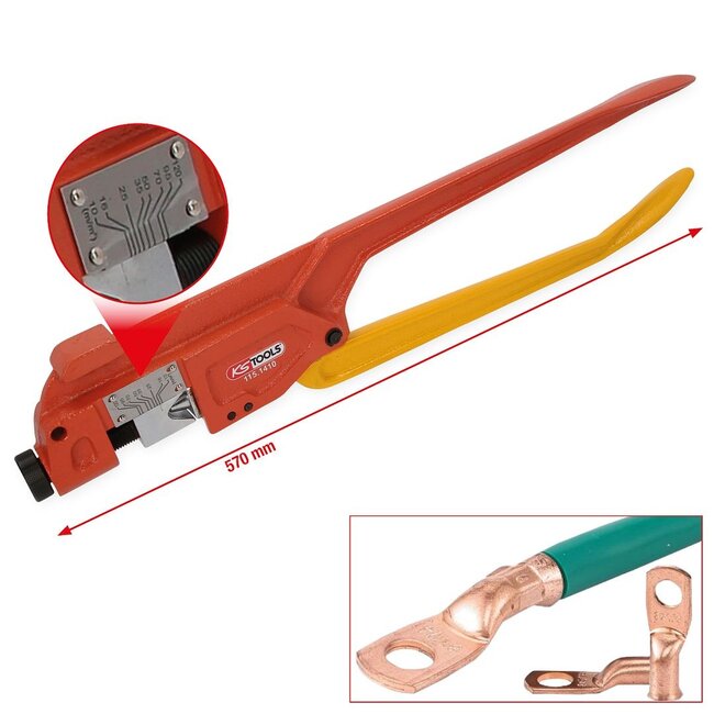 KS Tools Crimpzange für Batterieklemmen - 115.1410