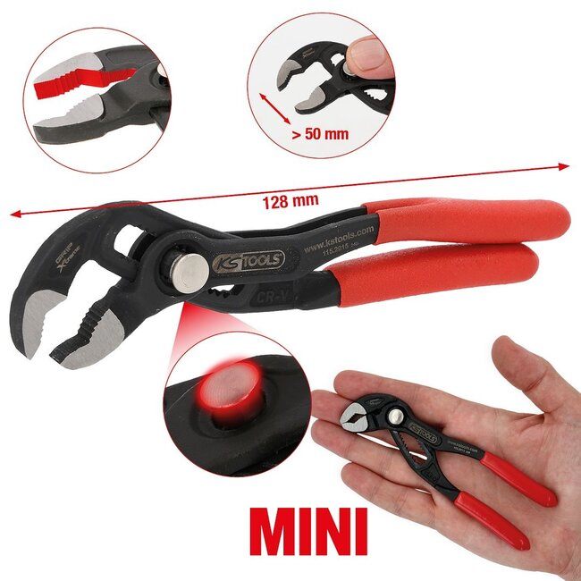 KS Tools Mini-waterpomptang - 115.2015