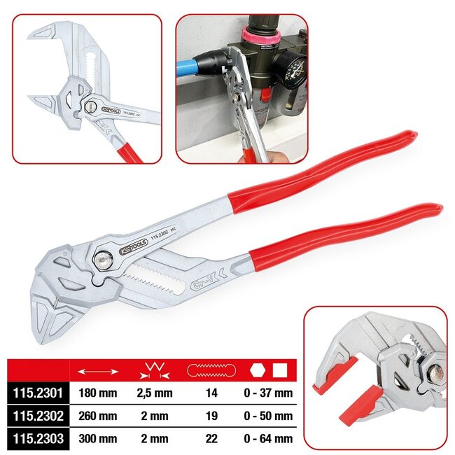 KS Tools Waterpomptang 260 mm - 115.2302