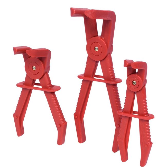 KS Tools Schlauch-Abklemm-Zangen-Satz 90°, 3-tlg - 115.5055