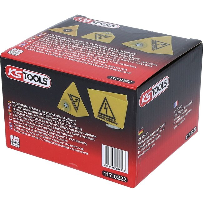 KS Tools A-stand with lightning symbol and suction cup - 117.0222
