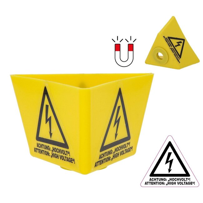 KS Tools Dakbord met bliksemsymbool en magneet - 117.0223