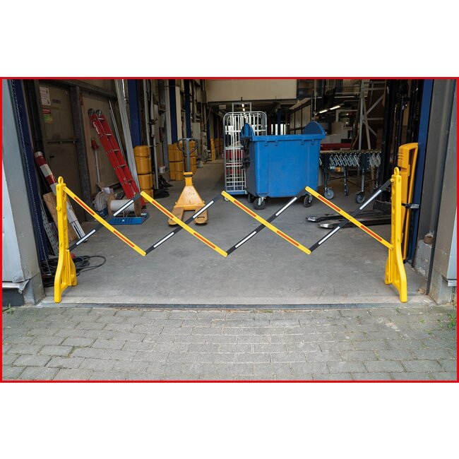 KS Tools Scissor barrier made of plastic, 240 - 2500 mm, 2 pcs - 117.1545