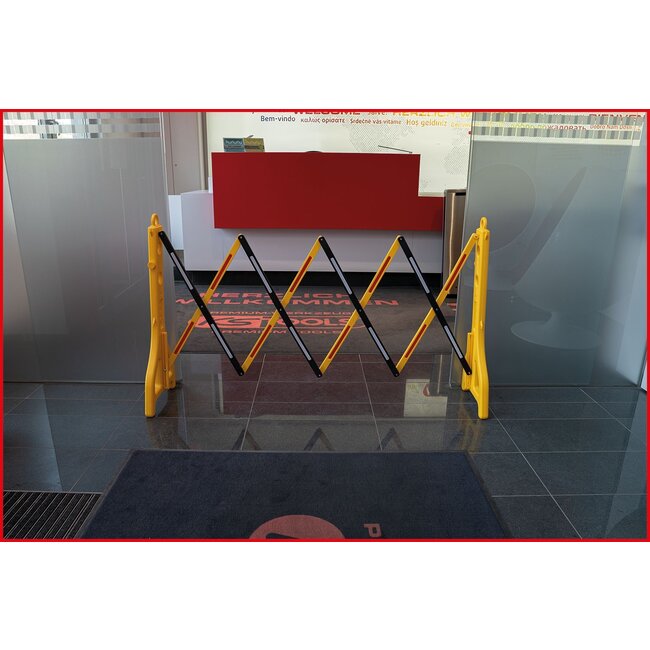 KS Tools Scissor barrier made of plastic, 240 - 2500 mm, 2 pcs - 117.1545