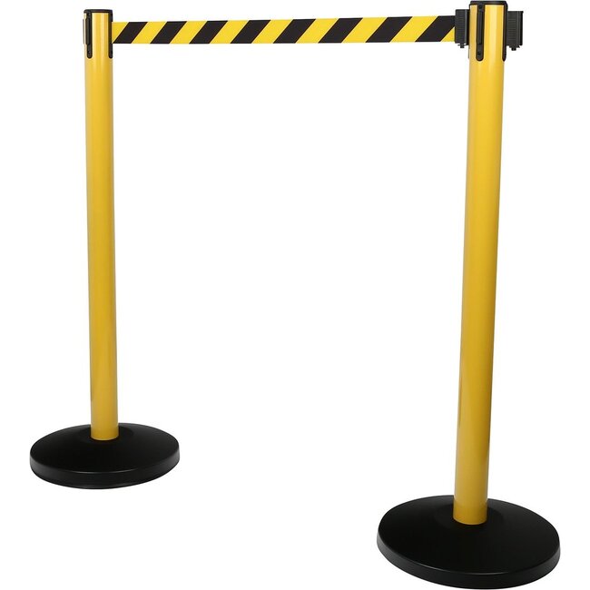 KS Tools Locking strap post, black/yellow strap - 117.1555