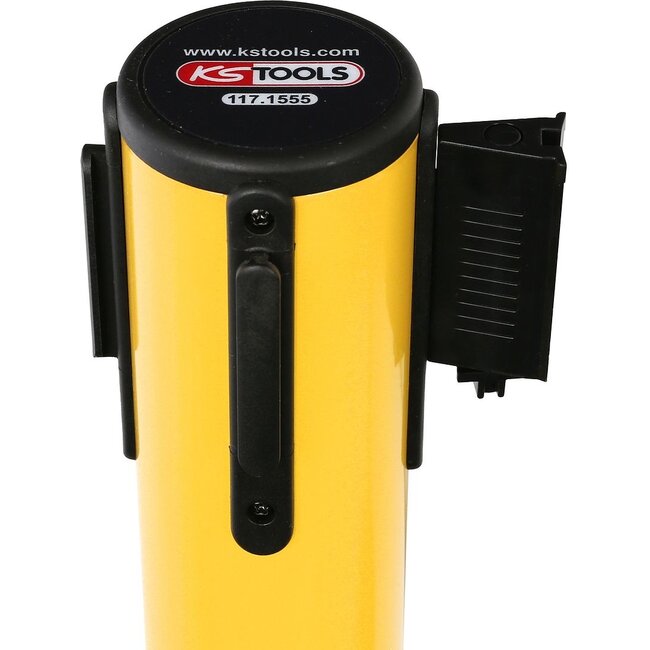 KS Tools Locking strap post, black/yellow strap - 117.1555